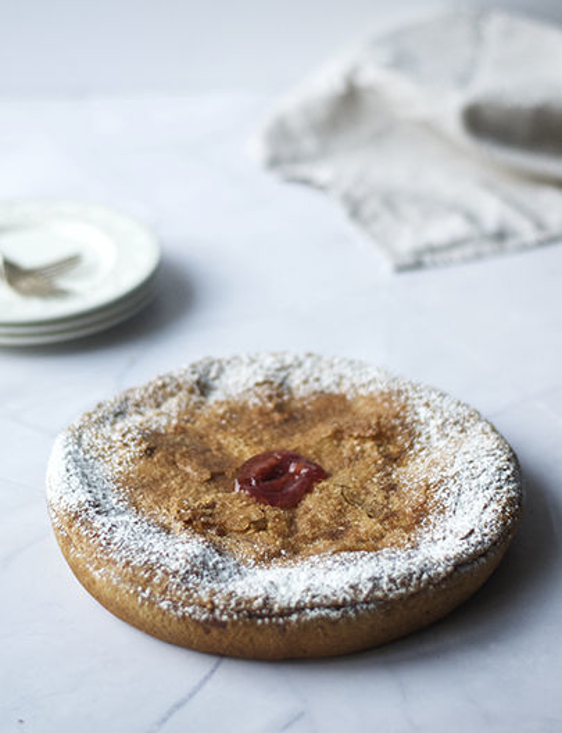 Afbeelding van Rode pruimen vlaai