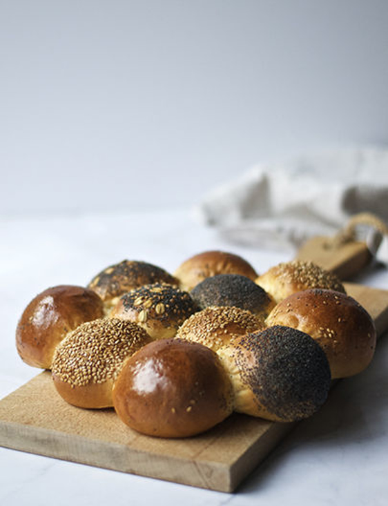 Afbeelding van Verdeelbrood pistoletsdeeg zaden 10 bol